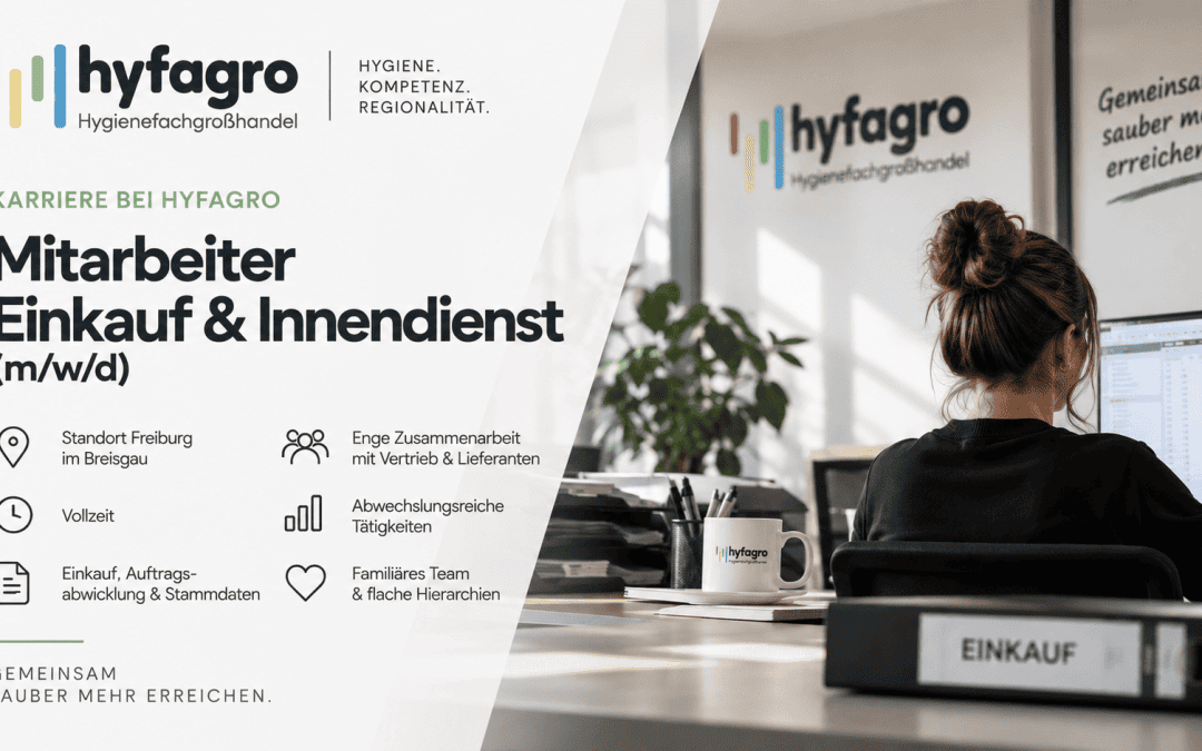Mitarbeiter Einkauf & Innendienst (m/w/d) – Vollzeit
