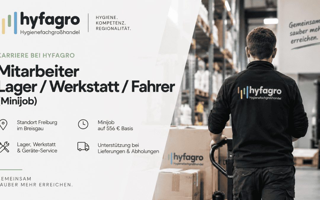 Mitarbeiter Lager / Fahrer / Werkstatt (m/w/d) – Minijob